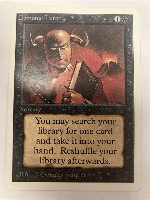 Demonic Tutor - MTG (Magic the Gathering) - Unlimited Edition