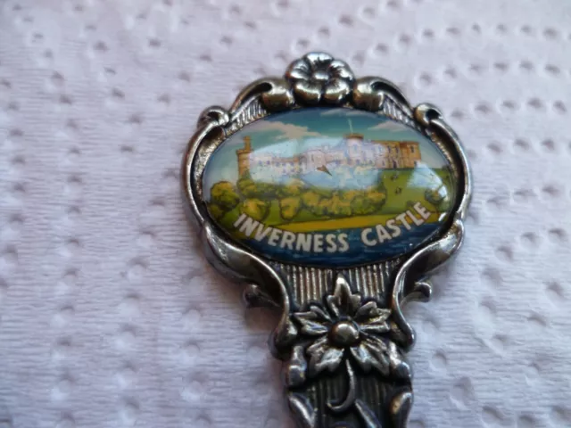 Inverness Castle Crested Tea Spoon Silver Plated Argente Versilbert