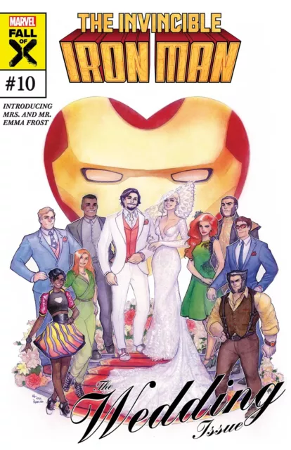 INVINCIBLE IRON MAN #10 (MEGHAN HETRICK HOMAGE VARIANT)(2023) ~ Marvel Comics