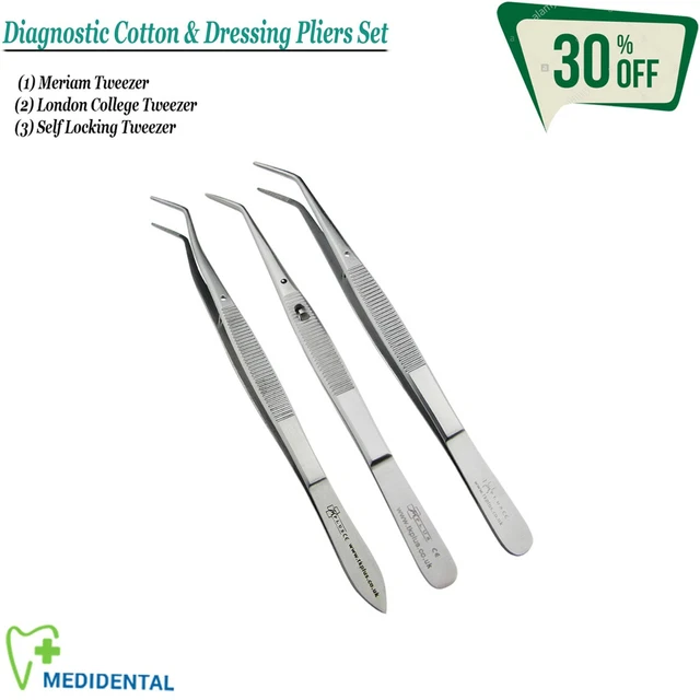 MARIAM & COLLEGE Diagnostic Surgical Tweezers Laboratory Instruments