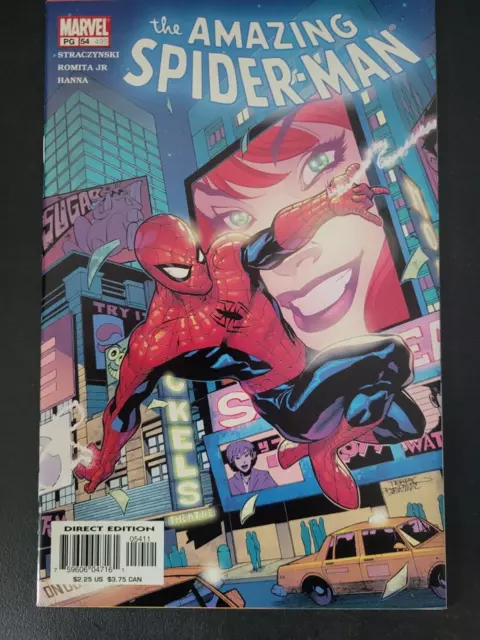The Amazing Spider-Man #54 (2003) Marvel Comics John Romita Jr! Frank Cho Cover