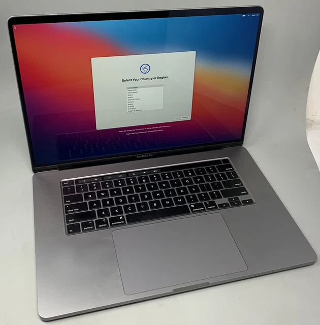 Apple MacBook Pro 16" 2019 i7-9750H 2.6GHz Gray 32GB DDR4 1TB SSD MVVL2LL/A-B Apple MacBook Pro 16" 2019 i7-9750H 2.6GHz Gray 32GB DDR4 1TB SSD MVVL2LL/A-B