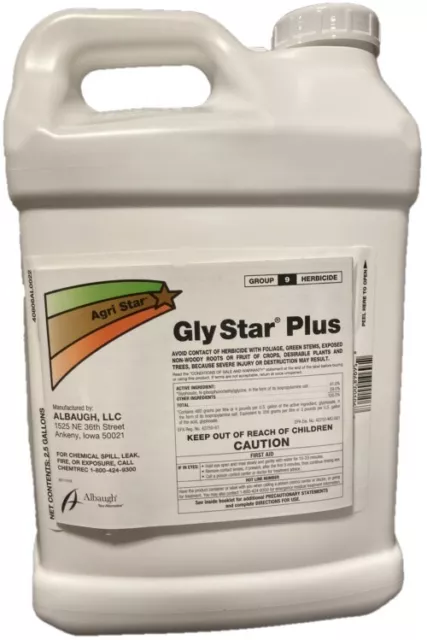 Gly Star Plus Herbicide 2.5 Gals (41% Glyphosate w/ surfactant, generic Roundup)