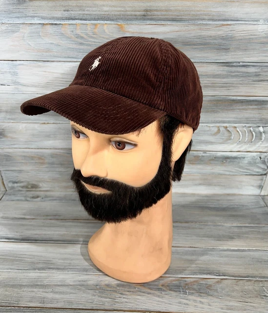 Polo By Ralph Lauren Casquette en velours pour homme Marron Taille unique...