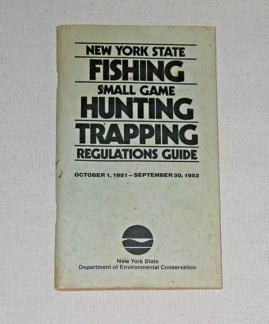 NEW YORK STATE Fishing Guide 1956 1957 Conservation Department