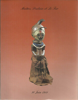 DROUOT PARIS PRIMITIVE AFRICAN CYCLADIC ART Mask Figures Auction Catalog 1988