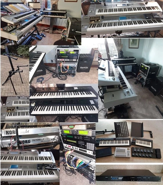 KEYBOARDS, SYNTHESISER & Amplifier Complete Setup £2,550.00 - PicClick UK