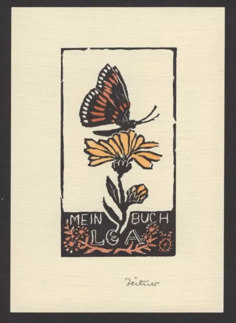 EXLIBRIS,087 - Irma Zeitner- Schmetterling