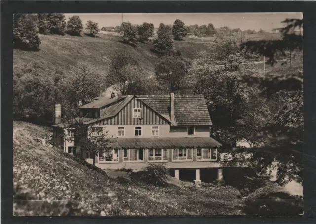 (x258)Frauenwald im Ilm-Kreis, Gaststätte Fraubachmühle von 1971, gut erh.