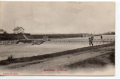 Courthiezy-marne-CPA 51 - the dam-card largely lop