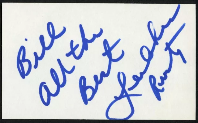 Lee Aaker d2021 signed autograph auto 3x5 Cut American Child Actor Producer