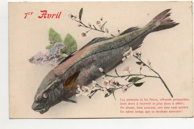CPA Fantaisie (L2) Thème 1er AVRIL (le fameux poisson d'avil