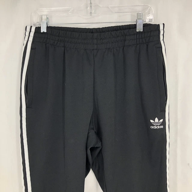 ADIDAS SUPERSTAR TRACK Training Athletic Pants Black White 3