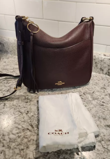 Coach chaise on sale crossbody oxblood