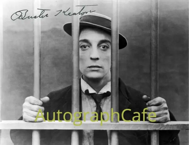 Buster Keaton Seven Chances- Signed Pre Printed 10x8" Photo(Copy of original)