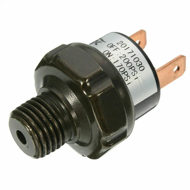Interruttore pressione serbatoio compressore d'aria ad alte prestazioni 170psi 200psi