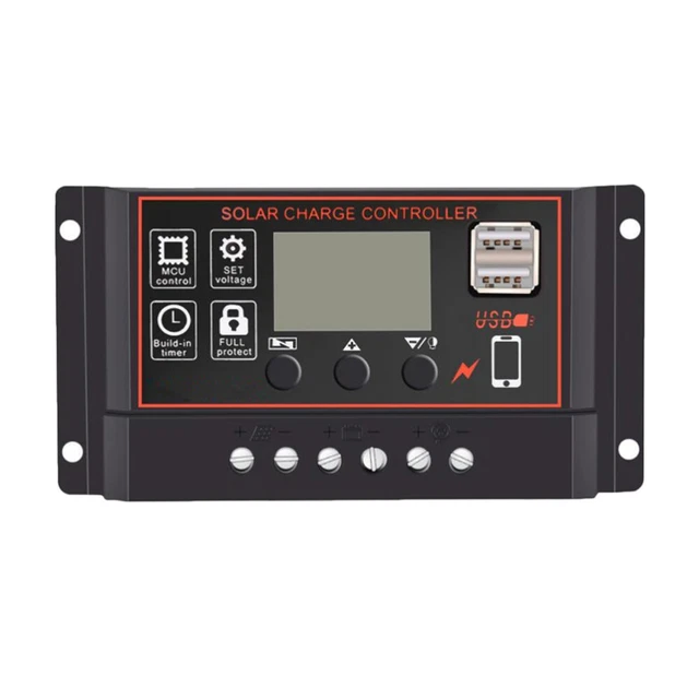30 A Solargenerator Solarregler Zwei USB-Laderegler Für Solarpanel Ladegerät