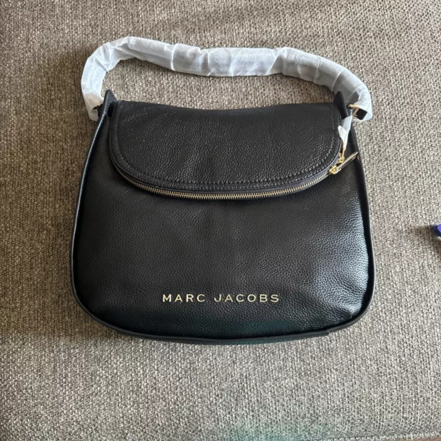 Marc Jacobs Leather Hobo Black bag AUTHENTIC New With Out Tag