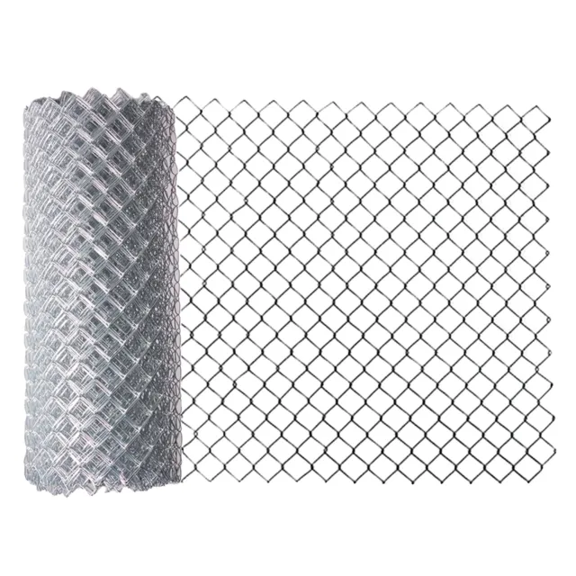 ALEKO Galvanized Steel 5 X 50 feet Roll Chain Link Fence Fabric 11.5-AW Gauge