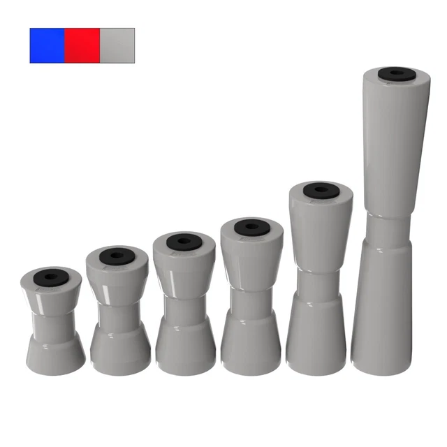 Rouleau de quille en polyuréthane PU, SUPROD, ~ 130/160/180/200/250/400 mm