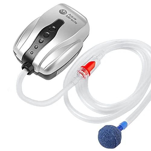 Aquarium Air Pump - Fish Tank Bubbler Aerator, All-in-One Fish Tank Air Pump ...