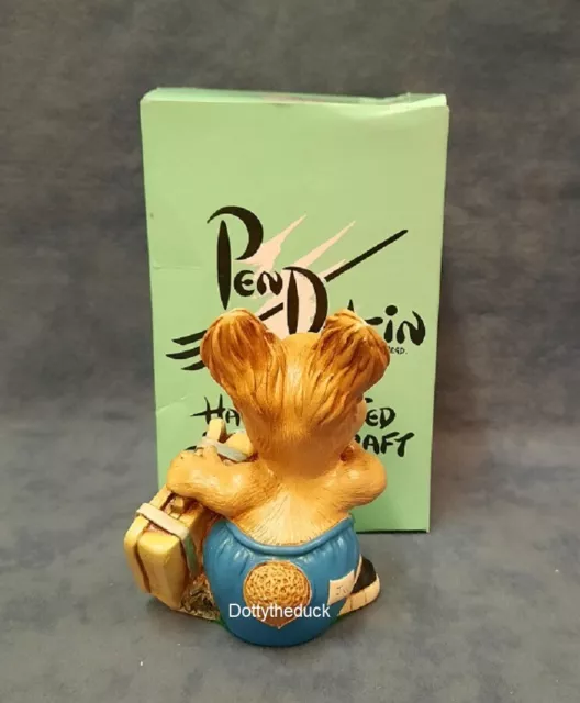 PenDelfin Rabbit Collectors Figurine - Tripper with Blue Shorts 3