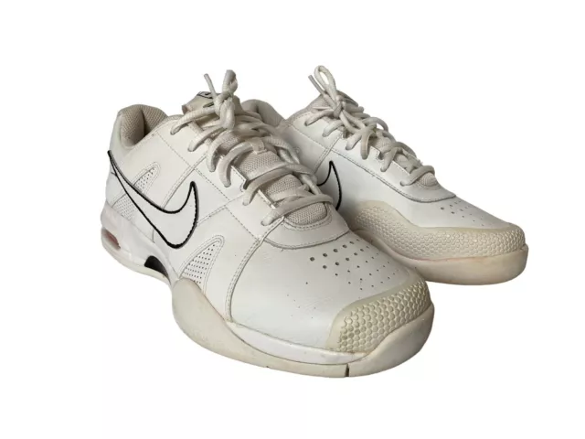 NIKE MAX AIR COURTBALLISTEC 2.2 Schuhe Tennis UK9.5 EUR44.5 Vintage Weiß Swoosh®