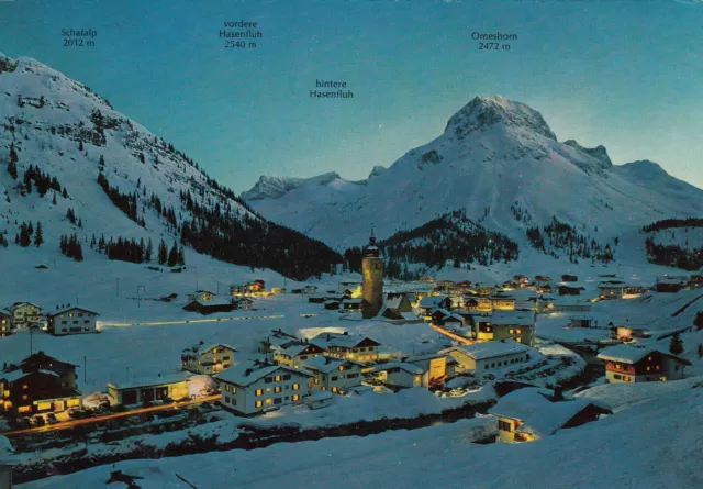 Alte Postkarte - Lech am Arlberg