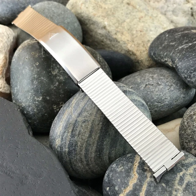 rare JB Champion USA Stainless Steel nos 1960s Vintage Watch Band 18mm 19mm