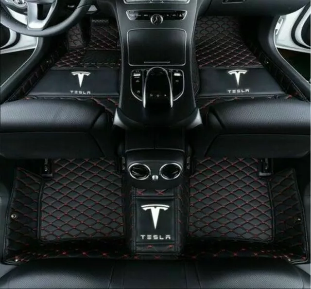 Auto-Fußmatten nach Maß für Tesla Model 3 Model S Model X Model Y(Bj. 2012-2024)