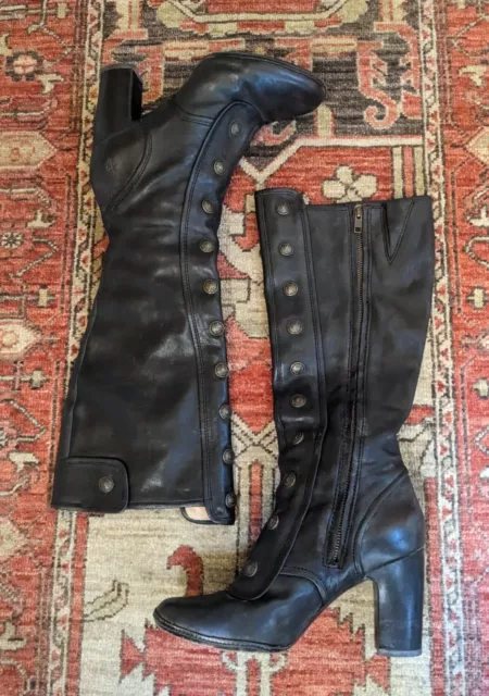 frye adrienne button boots