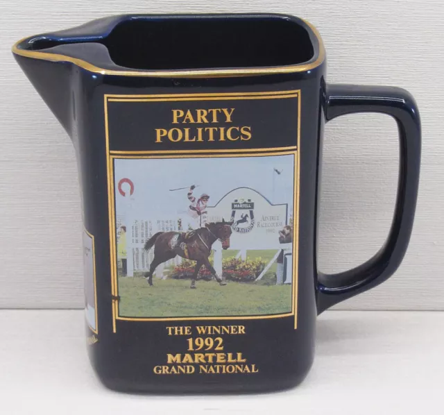 Martell Grand National Water Jug 1992 "Party Politics"  Limited Edition Man Cave 3