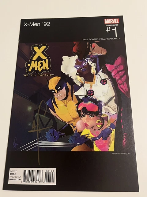 X-MEN 92 #1 Hip Hop Homage Variant Signed By Afua Richardson Marvel Comics