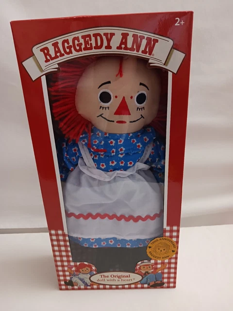 1987-1989 Playskool The Original RAGGEDY ANN 12.5” Doll With a Heart