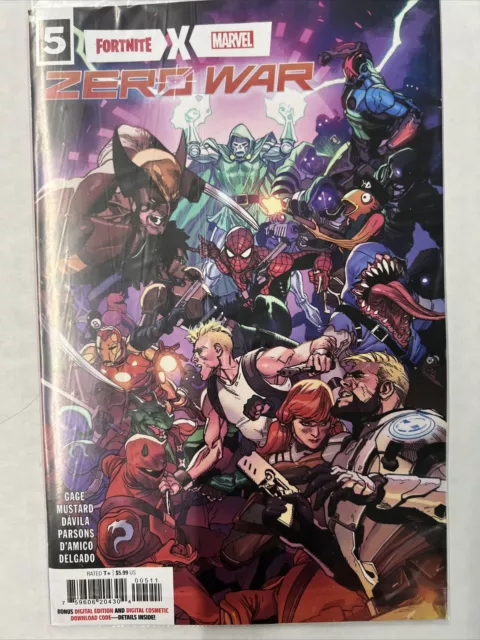 Fortnite X Marvel Zero War #5 Leinil Yu Comic w/ code 1st Print