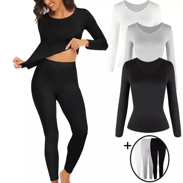 Thermal Underwear for Women Thermal Long Johns Set Top & Pants
