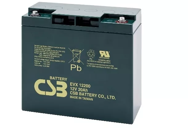 BATTERIA AL PIOMBO RICARICABILE  CSB USO CICLICO 12V 20Ah gbc 39.6620.10