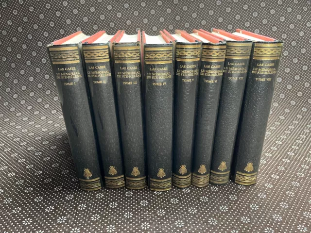 Le Mémorial de Sainte Hélène, Las Cases 1965, 8 volumes, Édition de luxe n°A4909