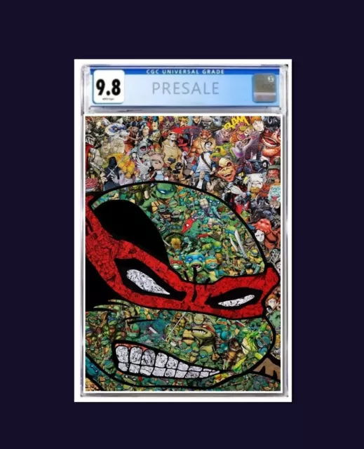 🔥 TMNT #150 CGC 9.8 Graded PREORDER Mr Garcin C2E2 2024 Virgin FOIL Variant 🔥