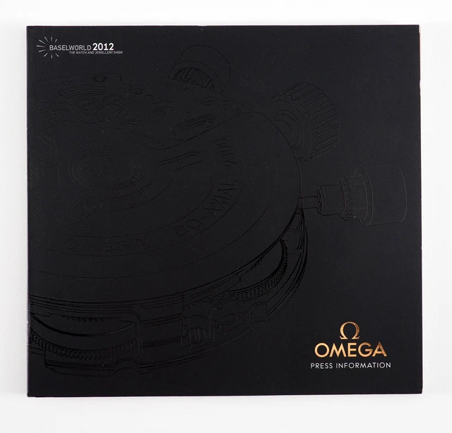OMEGA WATCH BASELWORLD 2012  Press Booklet CD disc Seamaster Speedmaster DeVille