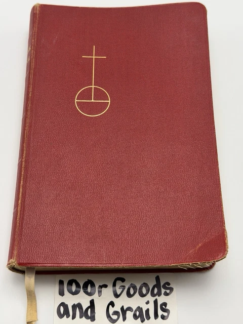 VTG MID-CENTURY SERVICE Book Hymnal 1958 1963 Lutheran Church