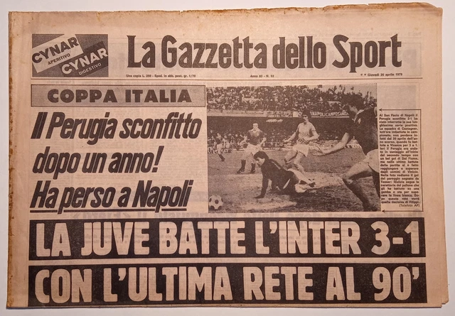 Gazzetta Dello Sport – 2 Avril 1962 – Milan-Mantoue 1-0 & Vicenza Inter – Original