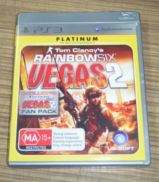 Sony Playstation 3 PS3 Game - Tom Clancy's Rainbow Six Vegas 2 (Platinum)