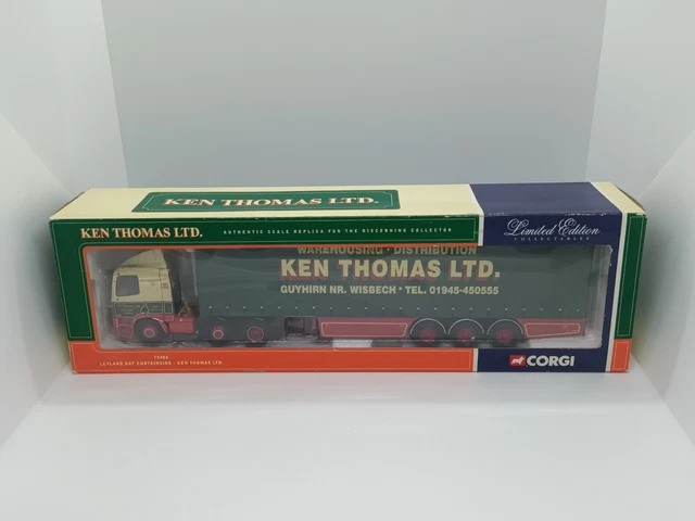 Corgi 75406 Leyland DAF Curtainside Ken Thomas Ltd 1:50 Scale Diecast Truck