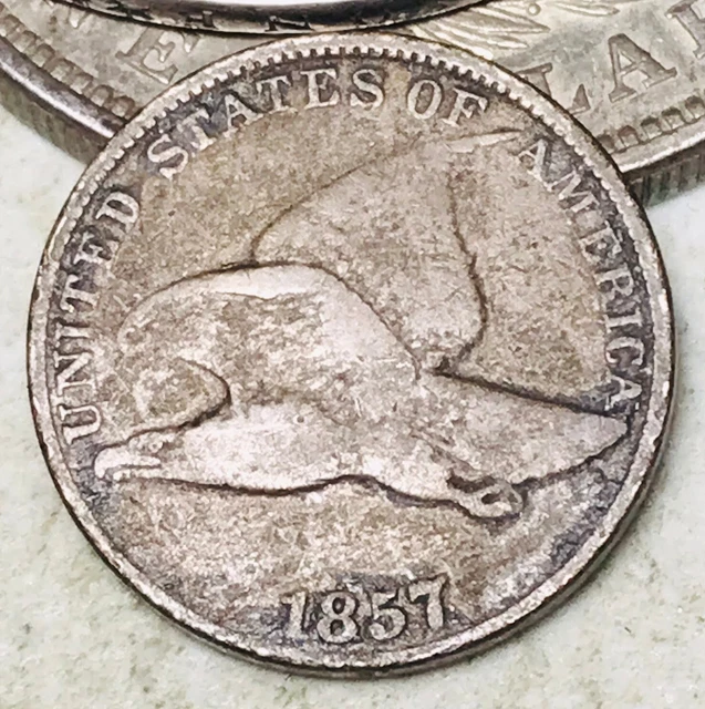 1857 Flying Eagle Cent One Penny 1C Ungraded US Coin CC18141