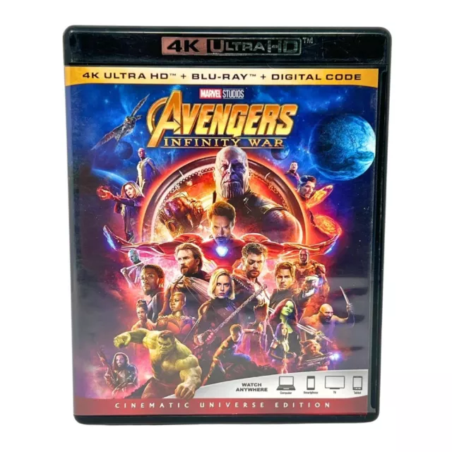 Avengers: Infinity War (4K Blu-ray)  Marvel Good Condition!!!