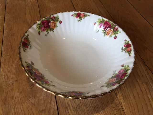 Royal Albert Old Country Roses Serving Dish Bowl Bone China Vegetable Salad (B)