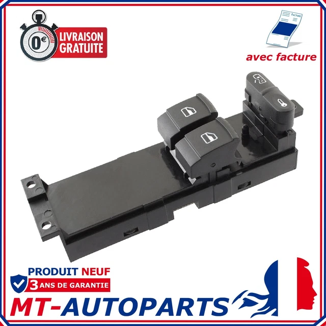 Commande De Leve Vitre Bouton Pour Vw Golf Iv Passat B5 Bora Seat Leon Toledo