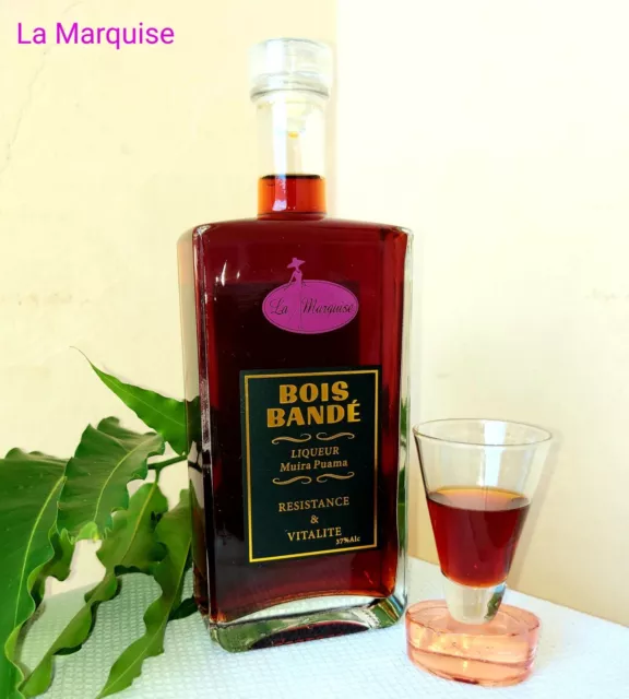 Liqueur Bois Bandé 500ml phrodisiaque Naturel Stimulant Muira Puama  Richeria 2