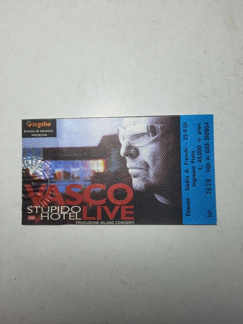 Biglietto Concerto. VASCO ROSSI 3